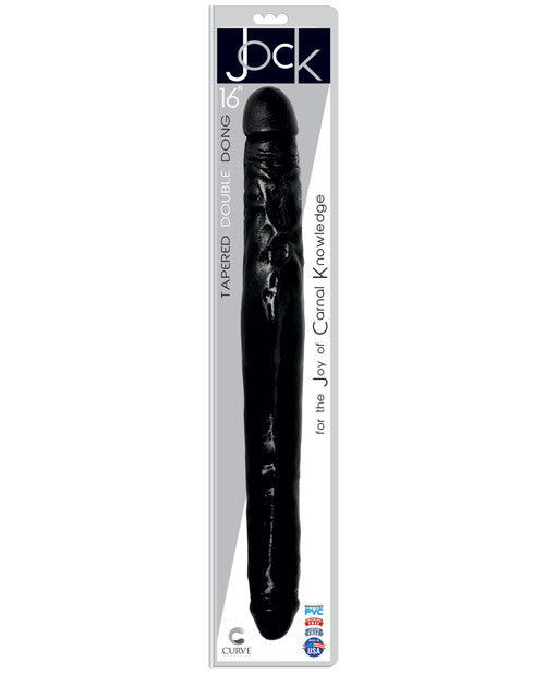 Curve Novelties Jock 16" Double Dong - Midnight