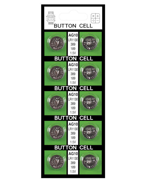 Batteries Ag10 - Card Of 10