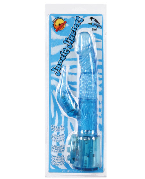 Jungle Jiggler Bird Beaded Vibe - Blue