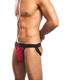 Jack Adams Miracle Jock W-elastic Lifts Black-red Lg