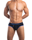 Jack Adams Navy Brief Black-blue Md