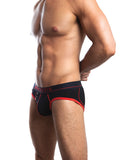 Jack Adams Navy Brief Black-red Md