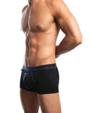 Jack Adams Navy Boxer Brief Black-blue Lg