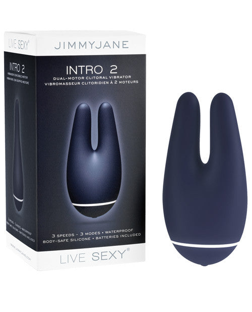 Jimmyjane Live Sexy Intro 2 Dual Motor Clitoral Vibrator - Blue