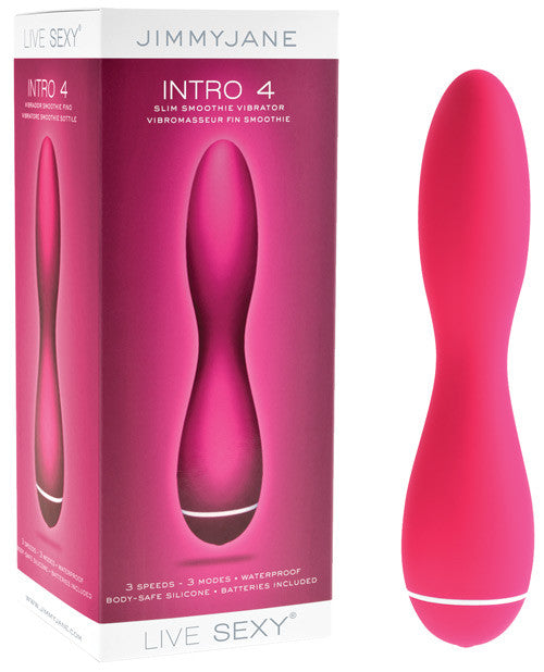 Jimmyjane Live Sexy Intro 4 Smoothie Vibrator - Pink