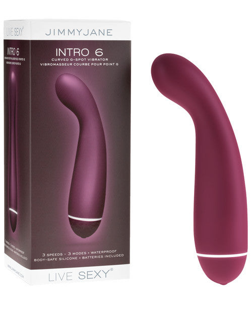 Jimmyjane Live Sexy Intro 6 G Spot Vibrator - Purple