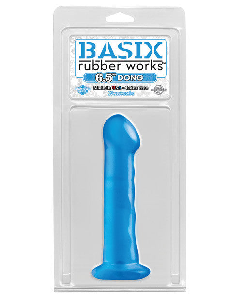 Basix Rubber Works 6.5" Dong - Blue