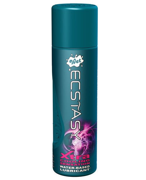 Wet Ecstasy Water Based Extra Cooling Sensation Lubricant - 3.6 Oz