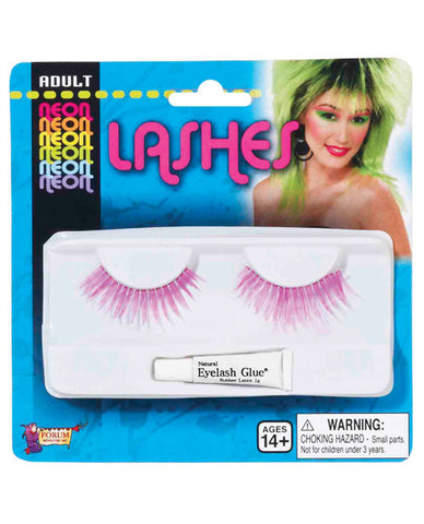 Neon Eye Lashes - Purple