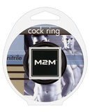 M2m Nitrile Cock Ring - 1.50" Black