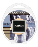 M2m Nitrile Cock Ring - 1.25" Nude