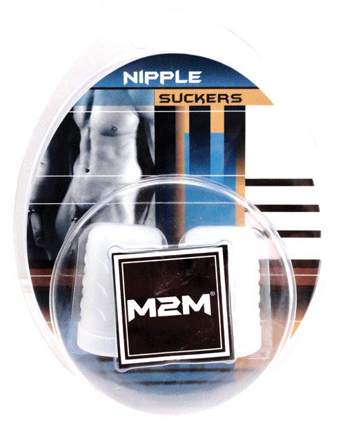 M2m Silicone Nipple Suckers Large - Clear