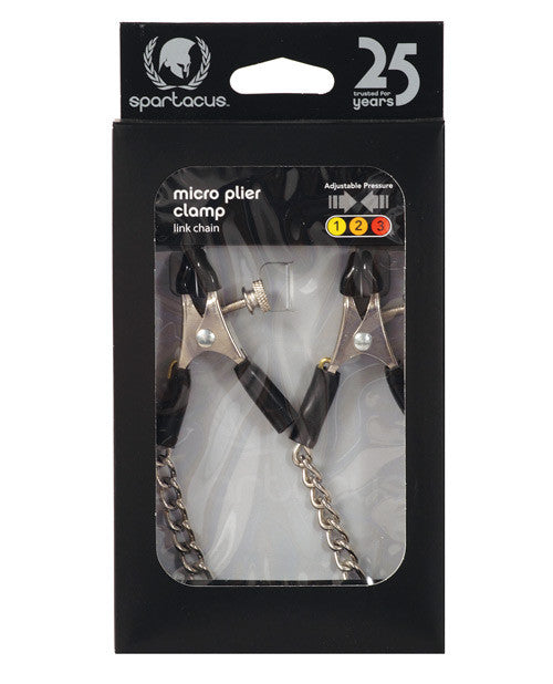 Adjustable Micro Plier Nipple Clamps W-link Chain