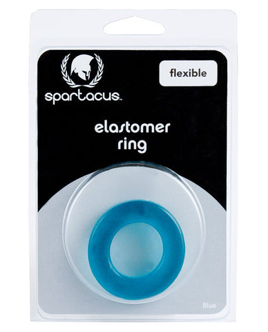 Elastomer Cock Ring - Metro Blue