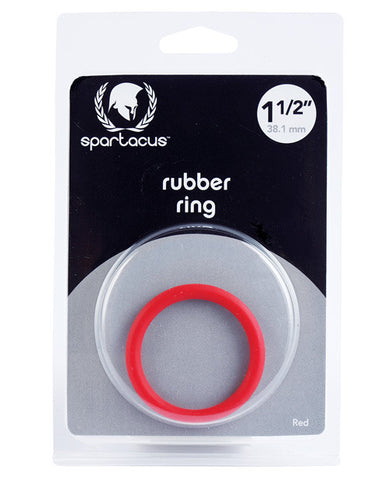 Rubber Cock Ring - 1.5" Red