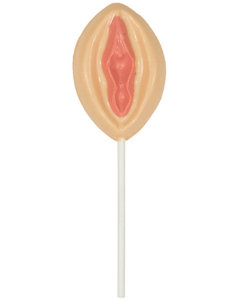 Small Pussy On A Stick - White Chocolate