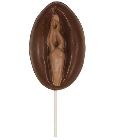 Large Pussy On A Stick - Milk Chocolate