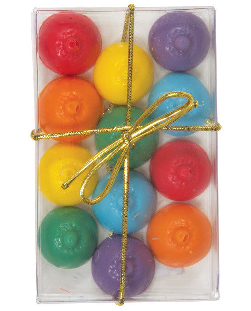 Bite Size Boobies - Rainbow Pack Of 12