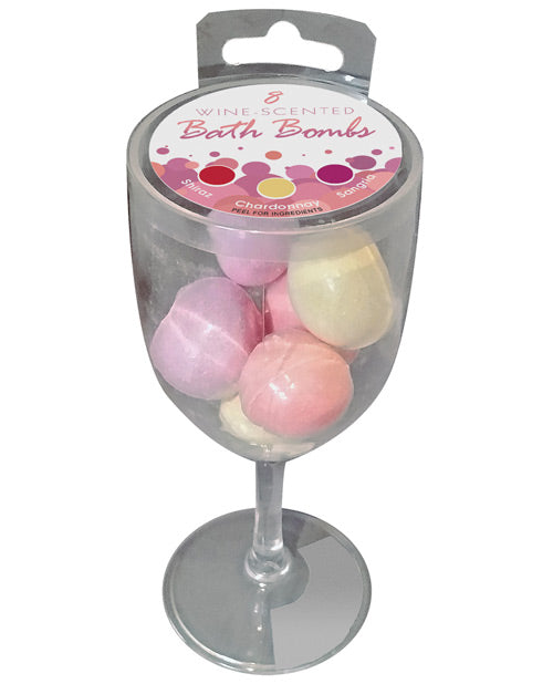 Wine Scented Bath Bombs - Set Of 8