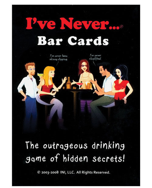 I've Never Bar Cards