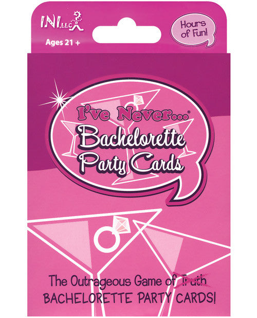 I've Never Bachelorette Party Cards