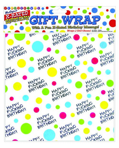 Happy Fucking Birthday Giftwrap - 2 Sheets