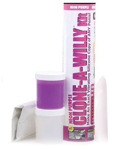 Clone-a-willy Kit Vibrating - Neon Purple