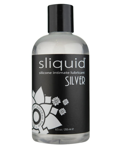 Sliquid Silver Silicone Lube Glycerine & Paraben Free - 8.5 Oz Bottle