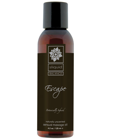 Sliquid Organics Massage Oil - 4.2 Oz Escape