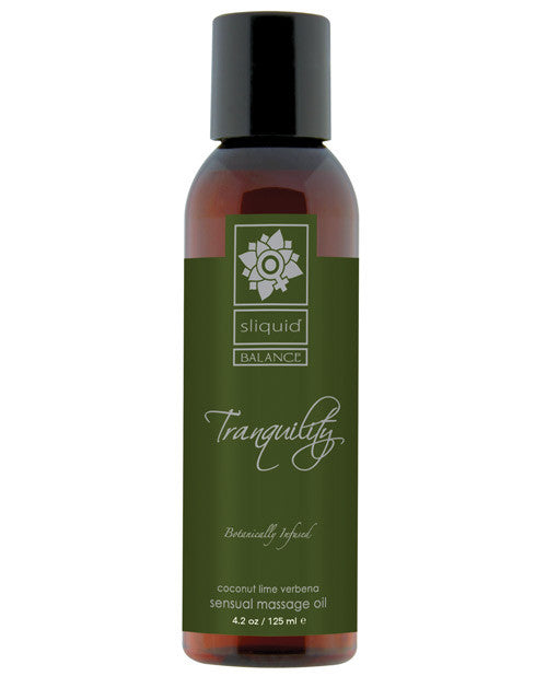 Sliquid Organics Massage Oil - 4.2 Oz Tranquility