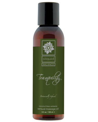 Sliquid Organics Massage Oil - 4.2 Oz Tranquility