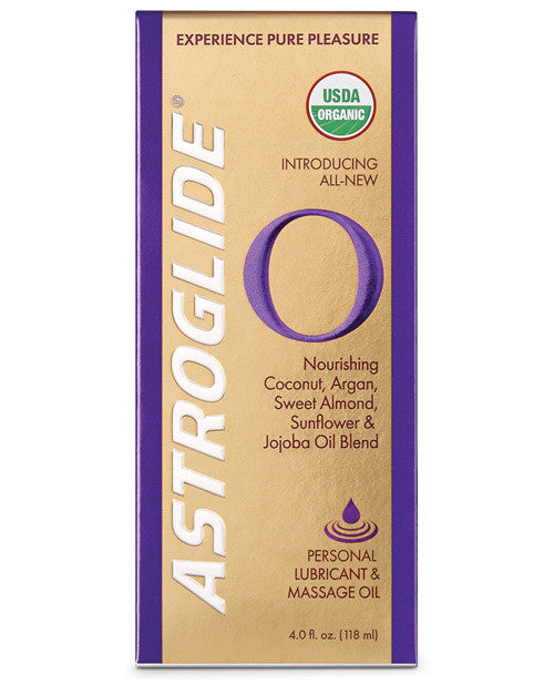 Astroglide O Massage Oil - 4 Oz