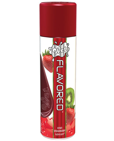 Wet Clear Flavored Personal Lubricant - 3.6 Oz Kiwi Strawberry