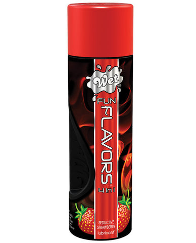 Wet Fun Flavors 4 In 1 Lotion - 10.7 Oz Seductive Strawberry