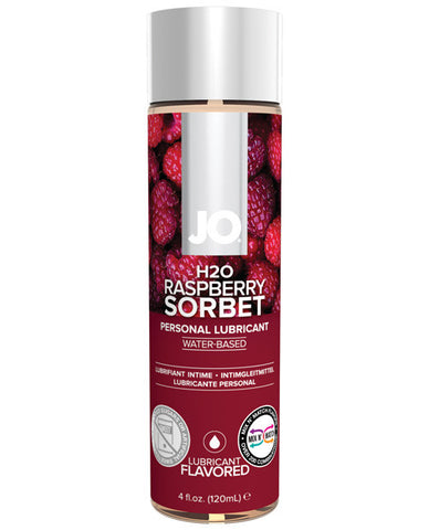 System Jo H2o Flavored Lubricant - 4 Fl Oz Raspberry Sorbet