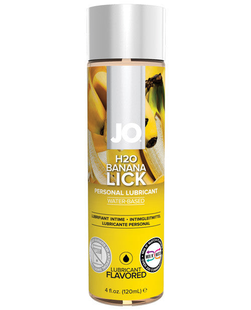 System Jo H2o Flavored Lubricant - 4 Fl Oz Banana Lick