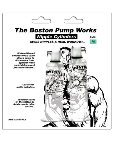 Boston Pump Works Nipple Cylinders  3-4 " - Pair