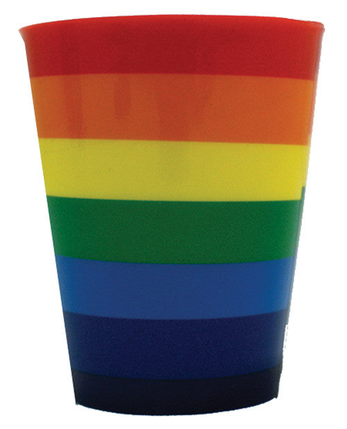 Rainbow Plastic Shot Glass