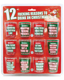 12 Fucking Reasons To Drink On Christmas - Pack Of 12