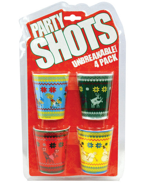 Party Shots Holiday Positions - Pack Of 4