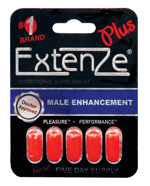 Extenze Plus Male Enhancement - 5 Tablet Blister