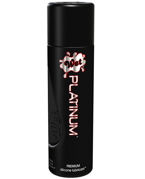 Wet Platinum Premium Silicone Based Personal Lubricant - 3.1 Oz Bottle