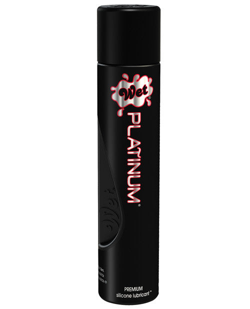 Wet Platinum Premium Silicone Based Personal Lubricant - 4.2 Oz Bottle