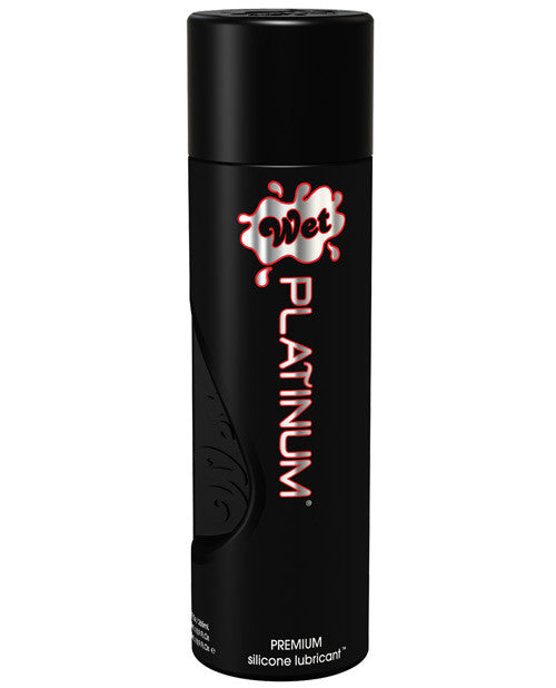 Wet Platinum Premium Silicone Based Personal Lubricant - 8.9 Oz Bottle