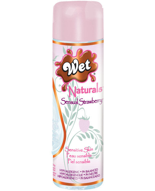 Wet Naturals Glycerin & Paraben Free Waterbased Personal Lubricant - 3.3 Oz Sensual Strawberry