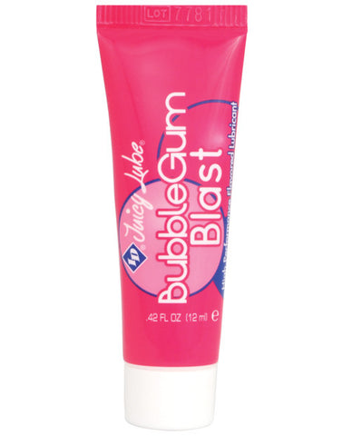 Id Juicy Waterbased Lube - 12 G Tube Bubblegum Blast