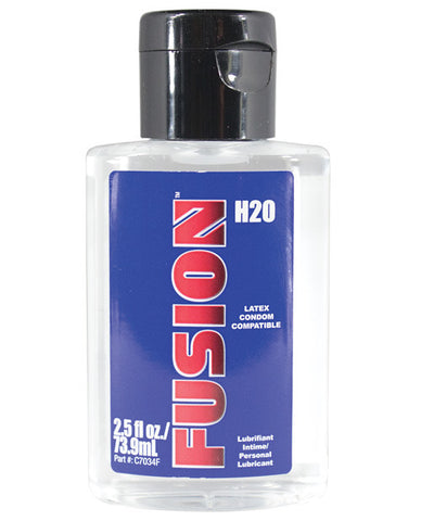 Fusion H2o Condom Compatible Water Based Lubricant - 2.5 Oz Bottle