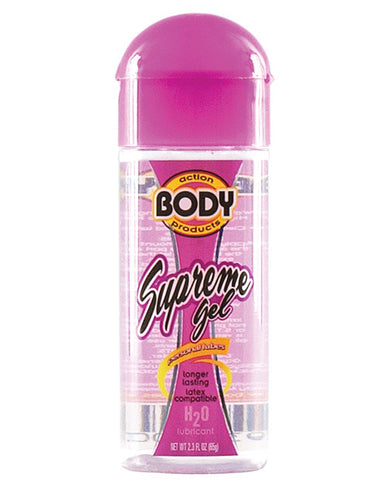 Body Action Supreme Water Based Gel - 2.3 Oz Bottle