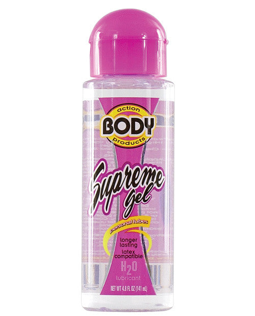 Body Action Supreme Water Based Gel - 4.8 Oz Bottle