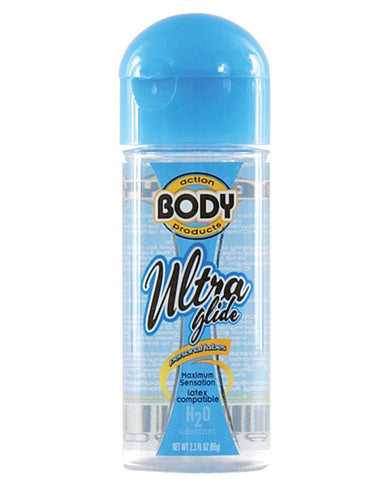 Body Action Ultra Glide Water Based - 2.3 Oz Bottle